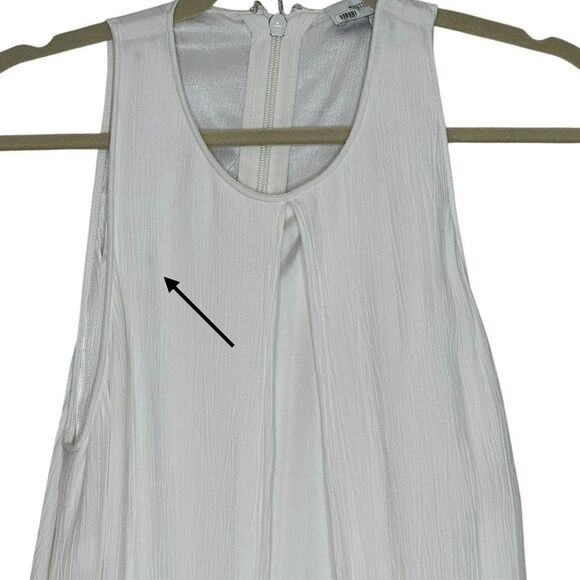 Rosetta Getty White Cape Mini Dress |Size 8 - Picture 7 of 11